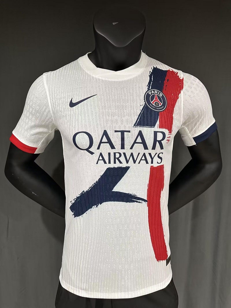 AAA Quality Paris St Germain 24/25 Away White Jersey(Player)